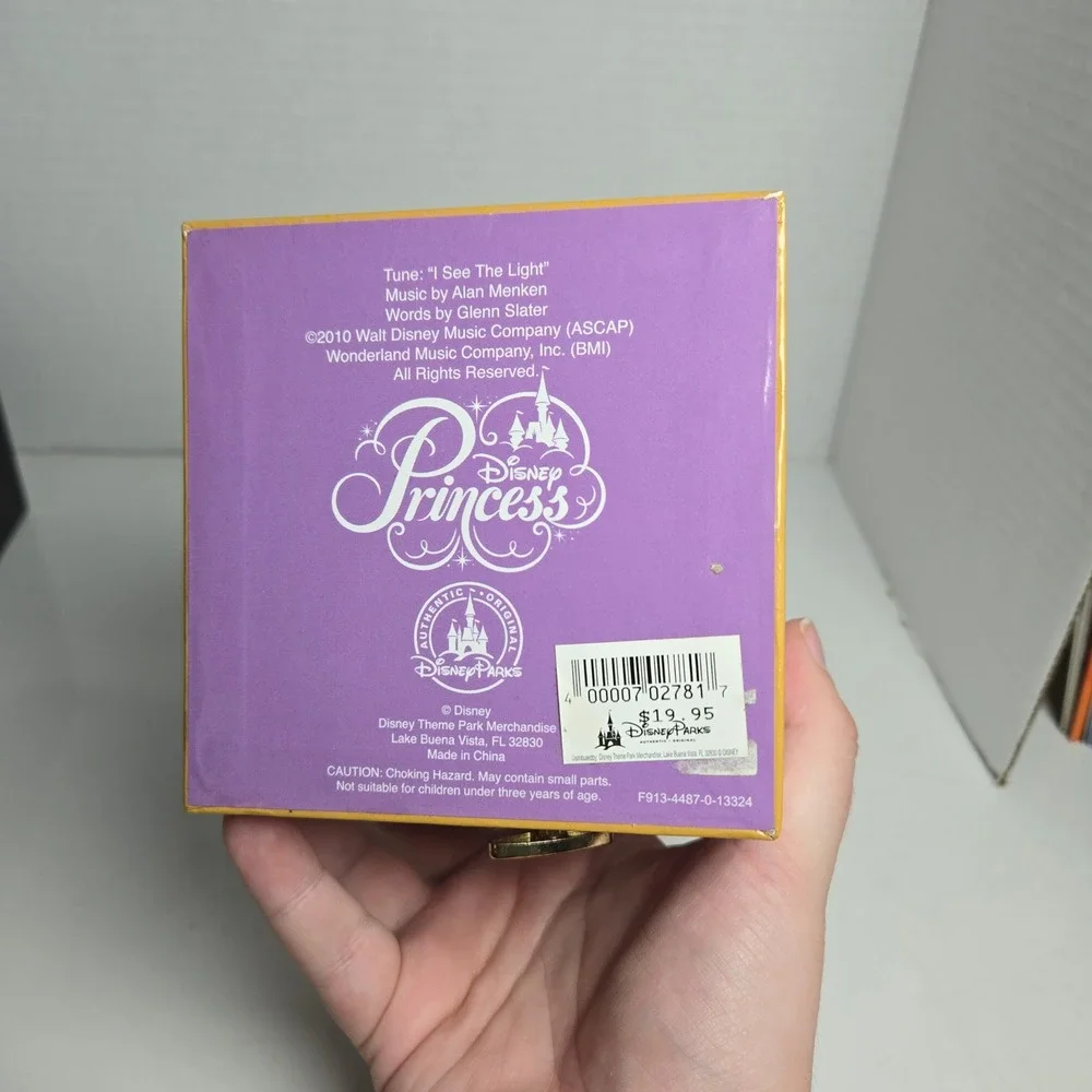 Disney Princess Parks Tangled Rapunzel Music Box I See The Light 2010 WORKING